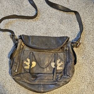 Stylish Brown Leather Shoulder Bag